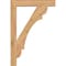 Ekena Millwork Olympic Block Smooth Bracket, Western Red Cedar, 3 1/2"W x 26"D x 38"H BKT04X26X38OLY05SWR - alternate 3